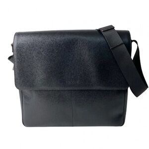 Dior Black Leather Men's Messenger Bag